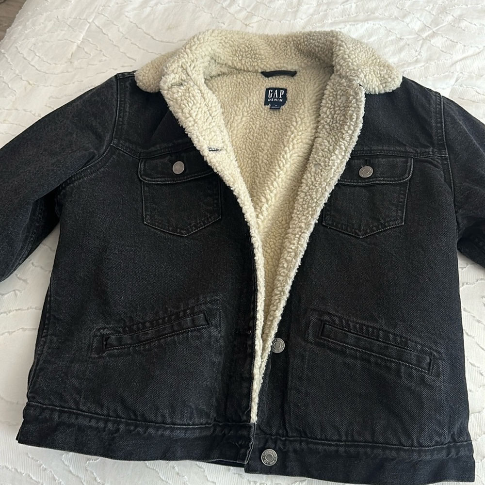 GAP denim jacket with Sherpa lining
